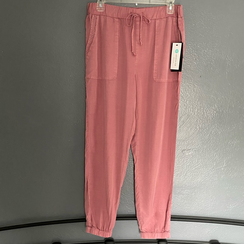 Tinsel Vercruz Pink Twill Jogger for Stitch Fix